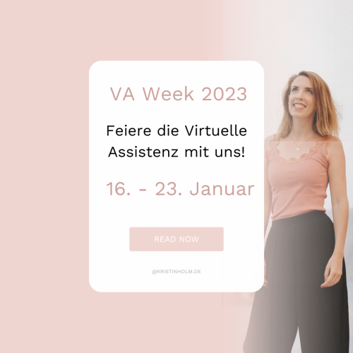 VA Week 2023 - Feier mit uns die Virtuelle Assistenz!